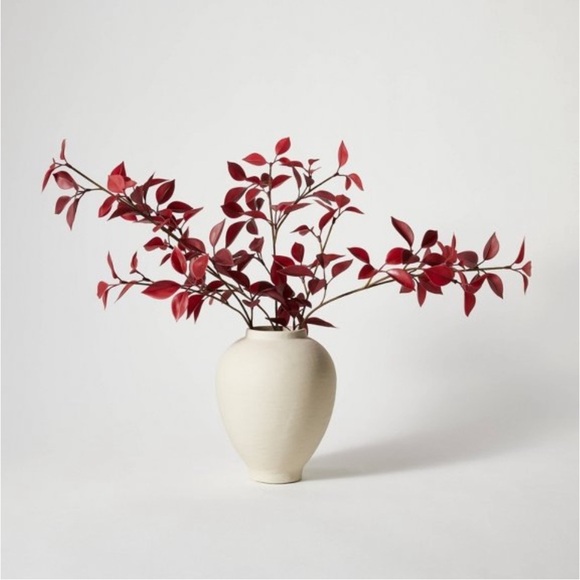 Studio McGee Eucalyptus Leaf Arrangement Burgundy - Picture 1 of 10
